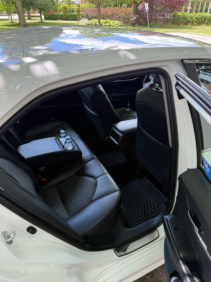 Toyota Camry rear passenger seating